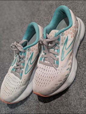 Brooks Women's Running Shoes - Teal, Gray & Coral
